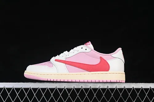 All categories Air Jordan Jordan series basketball shoes Air Jordan 1 Low foreign trade version Travis Scott x Air Jordan 1 Low OG AJ1 Joe 1 joint undercut IQ7604-101